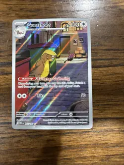 Pokemon Mega Evolution Gumshoos 153/132 Illustration Rare IR Full Art Card - Image 1