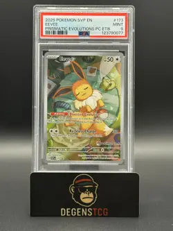 Eevee - 173 (Pokemon Center Exclusive) 173 etb Promo Cards Holo PSA 9 - Image 1