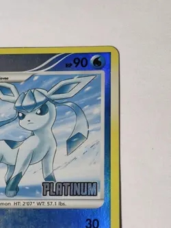 Glaceon 20/100 Majestic Dawn Platinum Stamped Reverse Holo 2008 Pokemon Card LP - Image 5