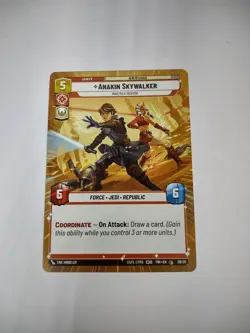 Star Wars Unlimited TOR OP 08/20 Anakin Skywalker Play Set (x3 cards) - Image 1