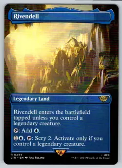 2023 Lord of the Rings Rivendell (Borderless) Rare #344 - Image 1