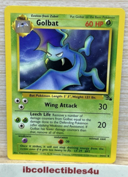 Golbat 34/62 - NM - Fossil Pokemon Card - Vintage - 1999 - WOTC - Image 1