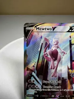 Pokemon Card - Mewtwo V Pokemon GO 072/078 Ultra Rare Alternate Full Art Holo NM - Image 2