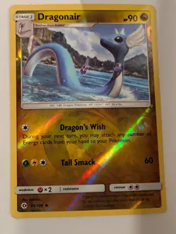 Dragonair 95/149 - Sun & Moon Base Set Pokemon Reverse Holo Foil Nice! - Image 1