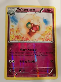 Whimsicott 56/98 - XY Ancient Origins Pokemon Reverse Holo Foil Nice! - Image 1