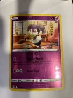 Indeedee - 127/264 Fusion Strike Pokemon Reverse Holo Foil Rare - Image 1