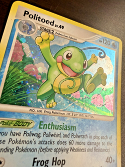 Politoed 12/146 Legends Awakened Rare Holo Pokemon TGC Near Mint - Image 2