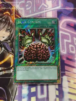 Yugioh Brain Control Platinum Secret Rare RA03 - Image 1