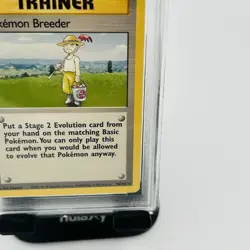 Pokemon Breeder Trainer 1999 Pokemon Base Set #76 PSA 10 TCG Gem Mint Card - Image 5