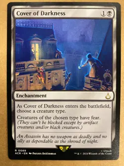 MTG 1x Cover of Darkness # 89 Universes Beyond: Assassin's Creed Magic the x1 NM - Image 1