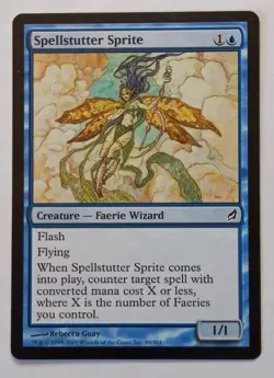 MTG - Spellstutter Sprite - Lorwyn 89/301 - Regular Common - Faerie Typal - Image 1