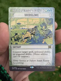 MTG Voidslime Breaking News SHOWCASE Rare English - Image 1