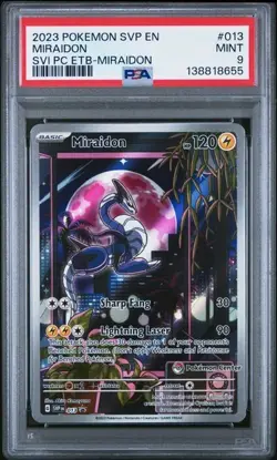 Miraidon - 013 (Pokemon Center Exclusive) 013 Scarlet & Violet Promo PSA 9 - Image 1