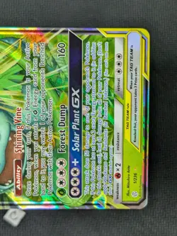 Venusaur & Snivy GX 1/236 - Cosmic Eclipse Tag Team Ultra Rare Pokemon TCG NM - Image 5