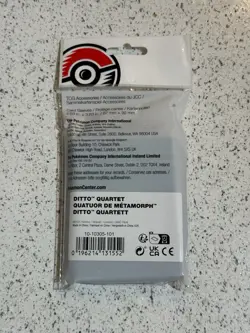 Brand New Sealed Pokemon Center Official Sleeves x65 Ditto Quartet Portrait - Image 2