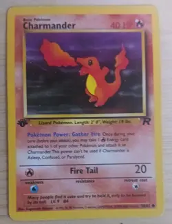 Pokemon TCG Charmander 50/82 1st Edition Team Rocket (English) - LP - Image 1