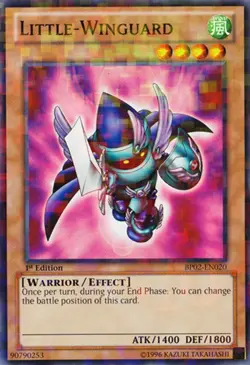 1 x Little-Winguard - BP02-EN020 - Mosaic Rare - Unlimited Edition Near Mint, En - Image 1