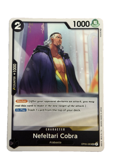 New: One Piece CCG Nefeltari Cobra OP05-085 Awakening of the New Era Regular UC - Image 1
