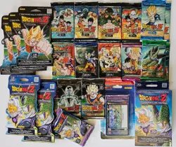 Dragon Ball Z Pack Lot Factory Sealed NEW Starter Deck Booster Promo DBZ Cards - Image 1