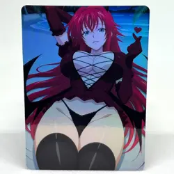 High School DxD Rias Gremory Goddess Anime Waifu ACG Foil Card - Image 1