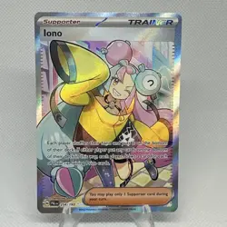 Pokemon TCG Iono Full Art Trainer Paldea Evolved Card 254/193 - Image 1
