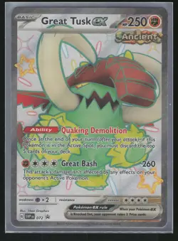 Great Tusk ex Promo SV: Scarlet & Violet Promo Cards 072 NM - Image 1