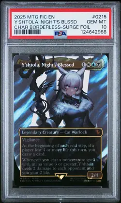 PSA 10 Magic the Gathering Y’shtola Nights Blessed Surge Foil 215 Final Fantasy - Image 1
