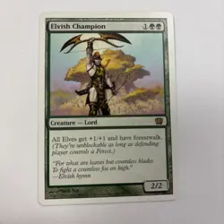 Elvish Champion 241 / 350 LP 8th Edition 8ED MTG English Regular White Border - Image 1