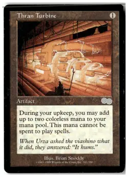 MTG Thran Turbine - Urza's Saga Moderately Played English - Image 1