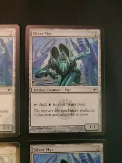 4x Silver Myr Scars of Mirrodin NM MTG Magic The Gathering MTG Tcg Playset X4 4 - Image 3