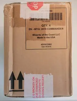 Magic: The Gathering Commander 2018 Set of 4 Decks SEALED FREE SHIPPING 630509632251 - Image 1