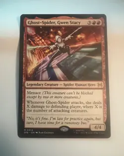 Ghost-Spider, Gwen Stacy 0014 SPM SPE MTG Spiderman Eternal Spider Man Non foil - Image 1