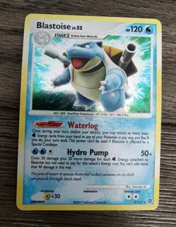 Blastoise 2/132 Secret Wonders Pokemon Holo Bleed Error - Image 1