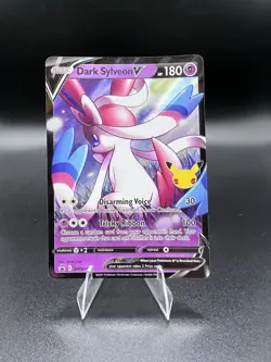 Pokemon 25th Anniversary Celebration Dark Sylveon V Promo SWSH134 - Image 1
