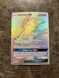 Pokemon Mimikyu GX 226/214 Lost Thunder Secret Rare Rainbow - Image 1