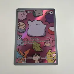 Ditto Holo Pokemon Generation One After Skool Hobby Fan Art - Image 1