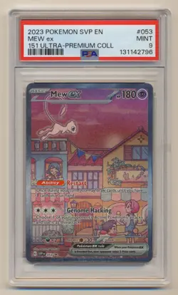 PSA 9 Pokemon Black Star Promo Mew EX SVP EN #053 MINT Condition!! - Image 1