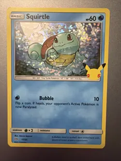 Squirtle - 17/25 - McDonald's 25th Anniversary - Holo - Pokemon - Promo 2021 NM - Image 1