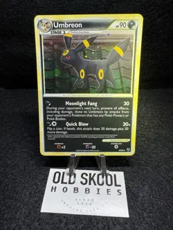 Pokemon TCG: HGSS Undaunted ~ Umbreon Holo Rare 10/90 ~ NM - Image 1