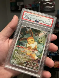 PSA 9 MINT Eevee 173 Pokemon Center ETB Promo Black Star 2025 (CHEAPEST LISTING) - Image 1