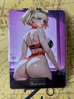 Burnice Zenless Zone Zero ACG Goddess Story Waifu Anime Custom Card - Image 1