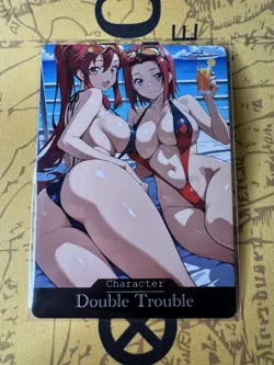 Yoko Littner “Double Trouble” ACG Goddess Story Waifu Anime Custom Card - Image 1