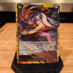 Crocodile OP14-120 Secret Alternate Art - The Azure Sea's Seven One Piece - Image 1