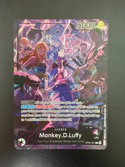 Monkey D.Luffy One Piece TCG Leader OP09 2nd Anniversary ENG NM - Image 1