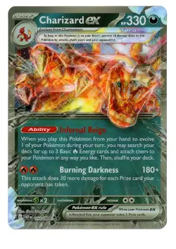 Charizard ex - JUMBO CARD 054/091 SV: Paldean Fates NM Holo - Image 1