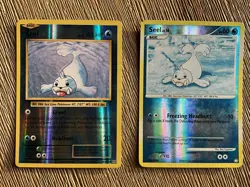 Pokemon TCG Seel Reverse Holo Card 97/123 (Bonus Card Included) - Image 1