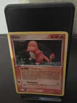 Pokemon TCG EX Delta Ditto (Charmander) Reverse Holo Card 61/113 - Image 3