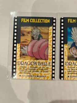 Vintage Dragon Ball Z Film Collection Cards Vegeta Trunks Gohan - Image 3