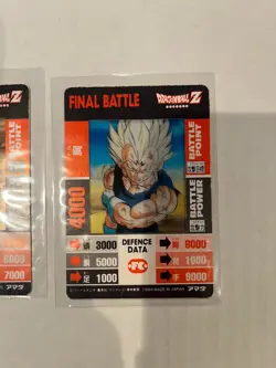 Vintage Dragon Ball Z Film Collection Cards Vegeta Trunks Gohan - Image 4