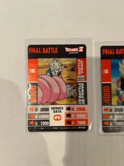 Vintage Dragon Ball Z Film Collection Cards Vegeta Trunks Gohan - Image 5